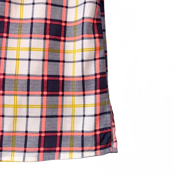 Chai Fashions Plaid Sleeveless Top Size S - Picture 4 of 6